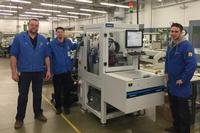 Jim Hanzel – Manufacturing Engineer, Libra Industries, Matt Tringhese – Manufacturing Production Manager, Libra Industries, and Tobias Rothmund – After Sales Technician, Schunk Electronic.